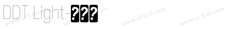 DDT Light字体转换 DDT Light字体转换